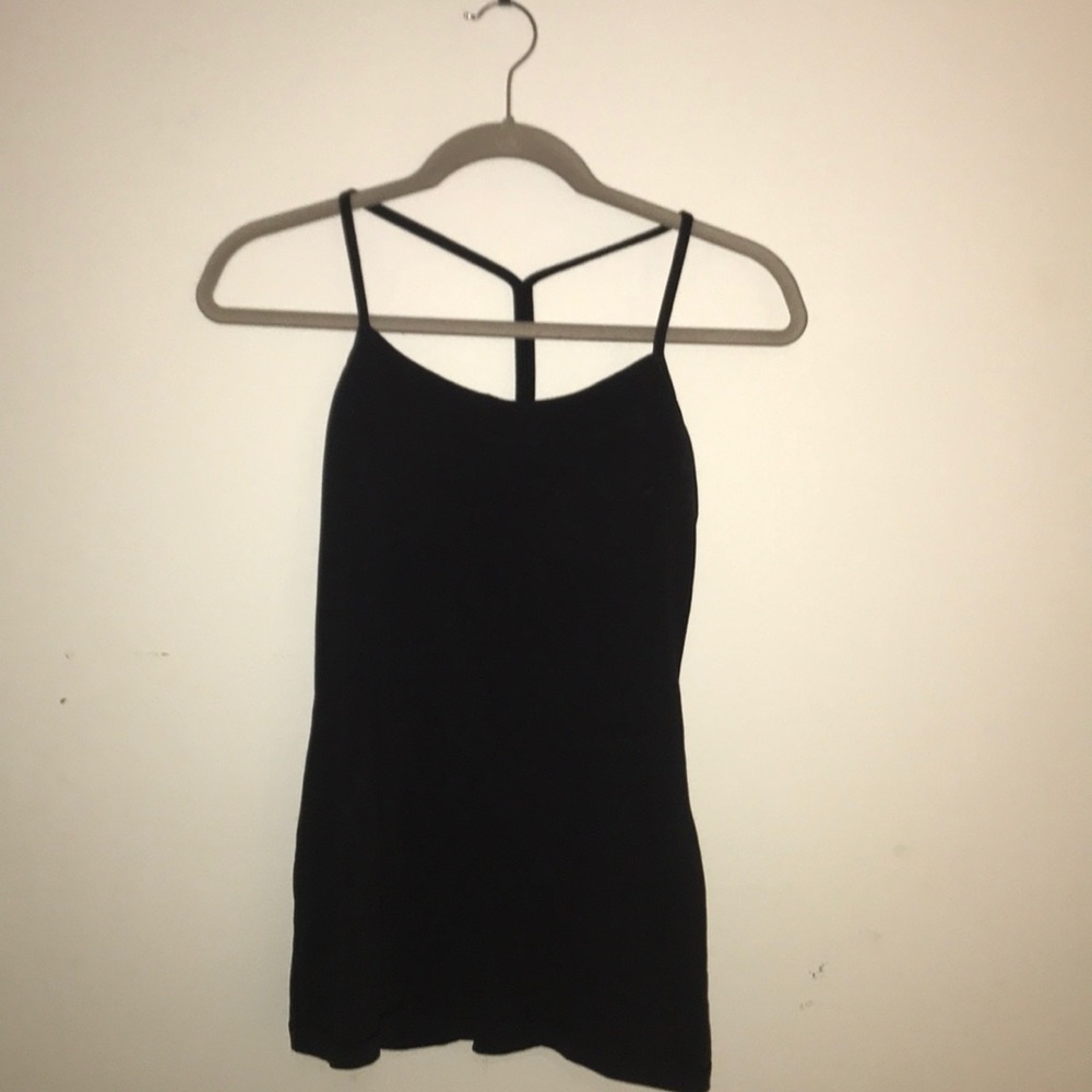 Black lululemon tank top
